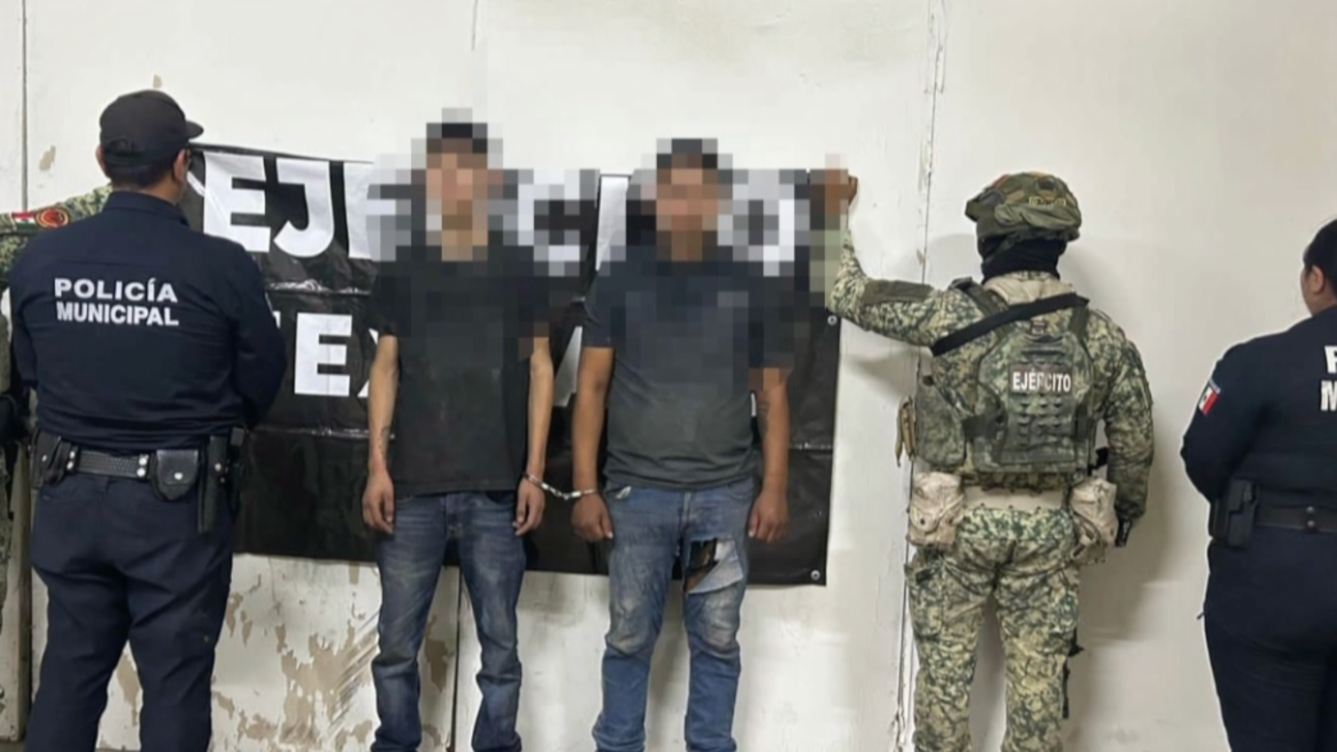 Dos Jóvenes Detenidos en Posesión de Armas de Uso Exclusivo del Ejército en Hermosillo